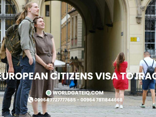 What are the easiest ways to get an entry visa for European citizens to visit Iraq?